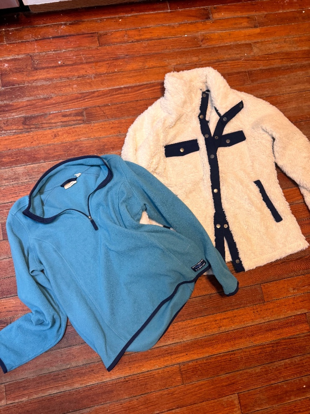 Fleece bundle, LL bean and marmot womens medium